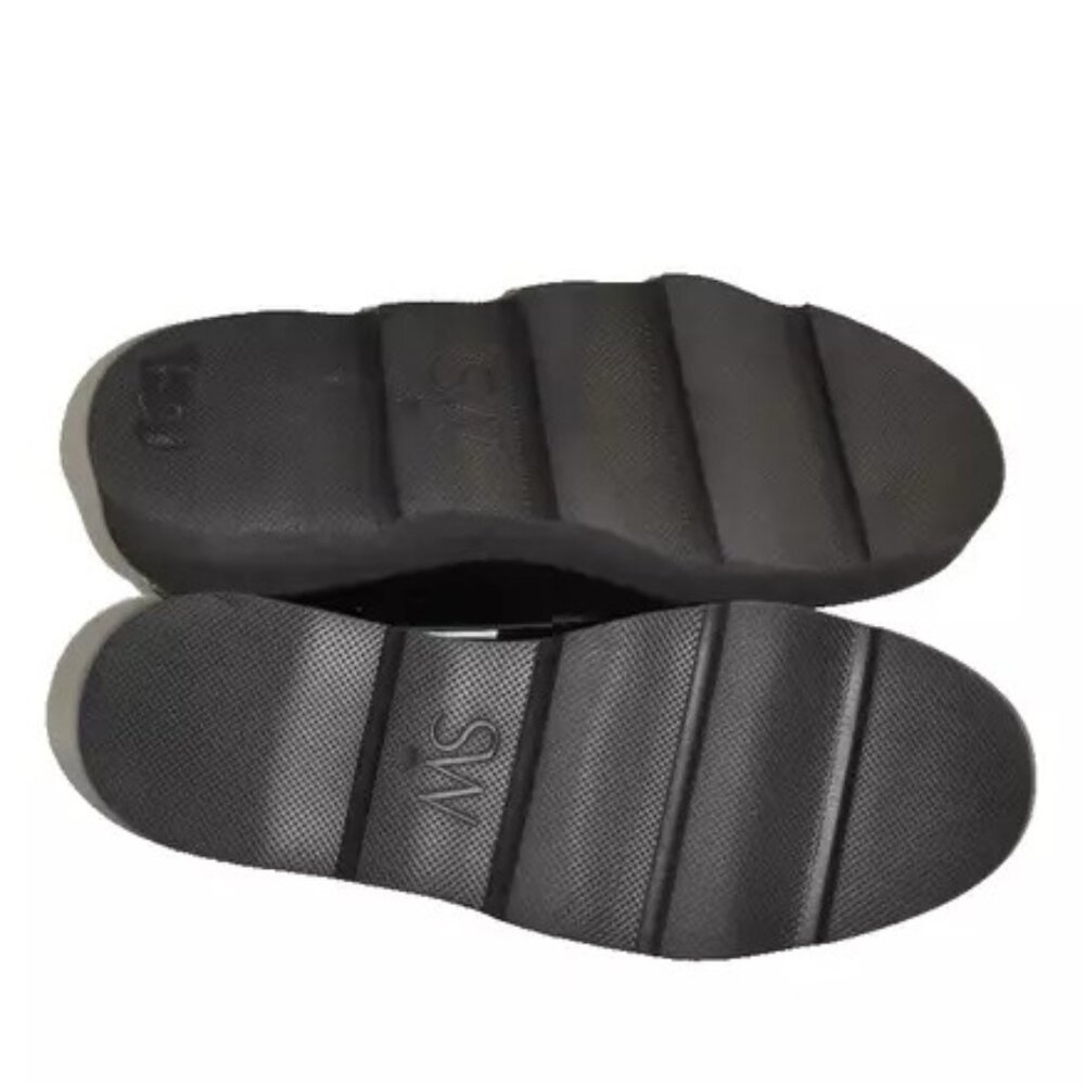 $575 STUART WEITZMAN Pearldrop Platform Loafer PLATFORM PATENT BLACK 6.5 (DB20) - Picture 6 of 7